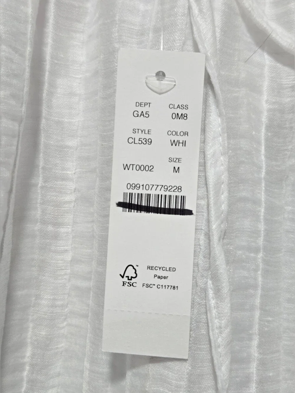 NWT J. CREW Pleated Drawstring Maxi Skirt in Linen Blend in WHITE